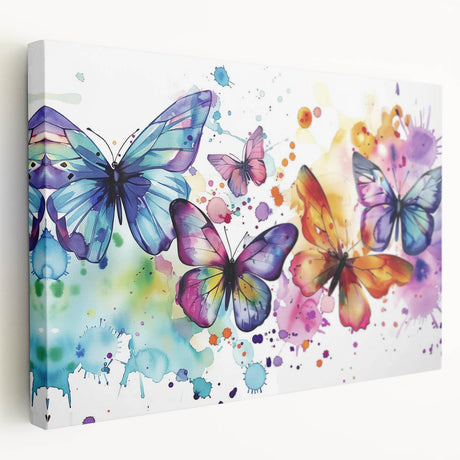 Close-up of a vibrant insect illustration showcasing intricate patterns and colors, ideal for nature enthusiasts and art lovers, printed on high-quality canvas.