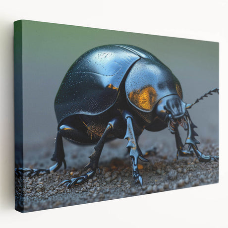 Vibrant illustration of a colorful insect with intricate details, featuring vivid shades of blue, green, and yellow, ideal for nature-themed decor or educational purposes.