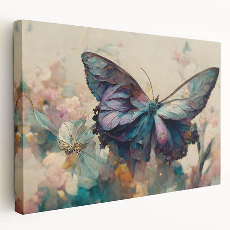 Detailed close-up of a vibrant insect illustration showcasing intricate details and bright colors, perfect for educational use or home decor, presented on a crisp white background.