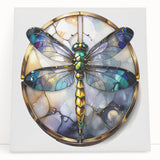 Close-up of a vibrant insect illustration on textured paper, showcasing intricate details and vivid colors, ideal for nature-themed decor or educational purposes.