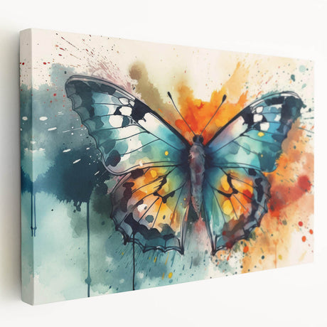 Close-up of a detailed insect illustration showcasing vibrant colors and intricate patterns, perfect for nature-themed decor or educational purposes.