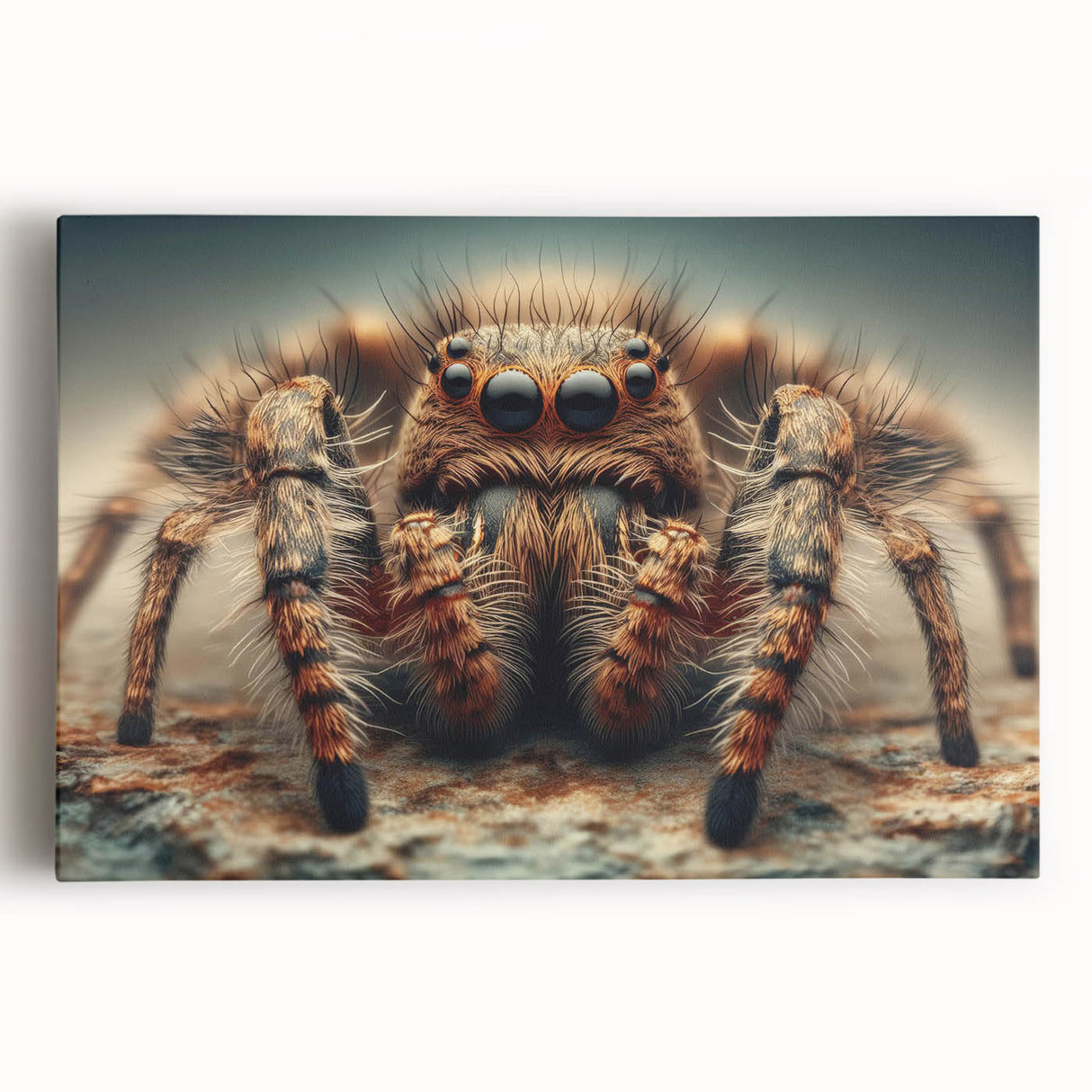 Detailed close-up of a vibrant insect illustration showcasing intricate colors and patterns, ideal for nature-themed decor or educational use in classrooms.