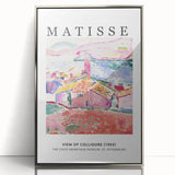 Art deco poster featuring geometric shapes in pastel colors on canvas, suitable for nursery wall art.