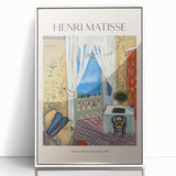 Large art print featuring a mid-century modernist abstract design in soft pastel shades, ideal for nursery wall art.