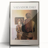 Mid-century modernist art featuring geometric shapes in muted earth tones on canvas, suitable for nursery wall decor.