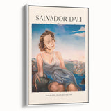 Vintage poster art of a vibrant cityscape in neon colors on an extra-large canvas, ideal for living room decor.