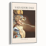 Extra large vintage poster art featuring colorful abstract design on black background, ideal for living room decor.