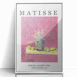 Large art print of a mid-century modernist style abstract design in muted earth tones on canvas.