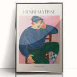 Art deco poster featuring geometric shapes in pastel shades on canvas, ideal for nursery wall art.