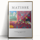 Mid-century modernist art poster featuring geometric shapes in muted pastel colors, ideal for nursery wall art.