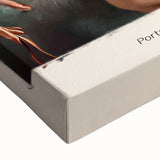 Large art canvas featuring a black and white landscape painting, ideal for bedroom wall decor.