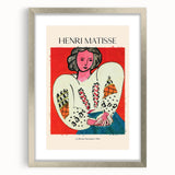 Abstract art print in vibrant blue and green tones on canvas, suitable for modern bedroom or dining room decor.