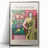 Art deco poster featuring geometric shapes in muted gold and blue tones on canvas, ideal for modern nursery wall art.