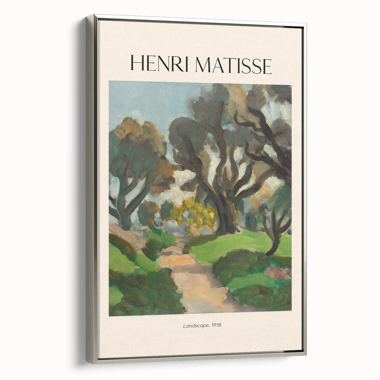 Extra large vintage poster art on canvas featuring a colorful abstract design, ideal for living room decor.