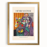 Textured abstract art print in muted gray and blue tones on canvas, suitable for bedroom ambiance.