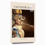 Large abstract wall art in vibrant blue and gold tones on canvas, ideal for bedroom or dining room decor.