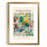 Textured abstract art print in muted earth tones on canvas, ideal for modern bedroom ambiance.