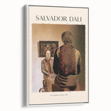 Vintage poster art of a colorful abstract design on extra large canvas, primarily black with vibrant accents.