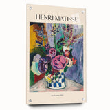 Large abstract wall art featuring swirling blue and gray tones on canvas, suitable for bedroom or dining room decor.