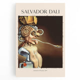 Large black and white abstract canvas print, ideal for kitchen wall art with a minimalist design.