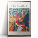 Art deco poster featuring geometric shapes in bold primary colors on canvas, suitable for nursery wall art.