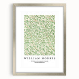 Textured abstract art print in vibrant blue and green hues on canvas, suitable for bedroom wall decor.