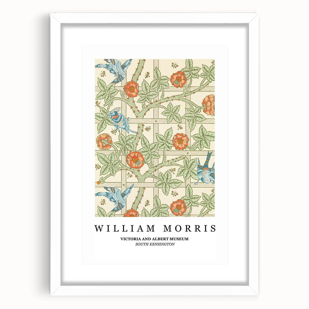 Abstract art print featuring swirling blue and gray tones on canvas, suitable for modern bedroom or dining room decor.
