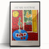 Large abstract wall art featuring swirling blue and gold patterns on canvas, suitable for modern living room decor.