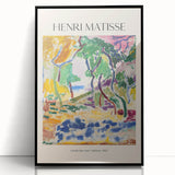 Large abstract wall art featuring swirling blue and gray tones on canvas, suitable for modern living room decor.