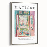 Vintage poster art featuring a colorful abstract design on black, extra large canvas, ideal for living room decor.