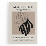 Large black and white abstract art on canvas, featuring fluid geometric shapes, suited for kitchen wall art.