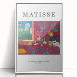 Large art print of a mid-century modernist abstract design in muted colors, ideal for nursery wall decor.