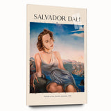 Large abstract wall art featuring swirling blue and gray tones on canvas, ideal for bedroom or dining room decor.