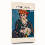 Large abstract wall art in vibrant blues and oranges on canvas, ideal for modern bedroom or dining room ambiance.