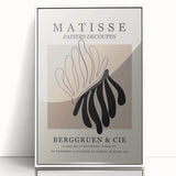 Large art print featuring a mid-century modernist abstract design in muted pastel shades.