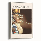 Landscape art painting featuring a colorful, vintage poster-style scene on black canvas, ideal for living room decor.