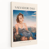 Abstract acrylic print with swirling blue and gray tones, ideal for kitchen wall art.