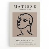 Large black and white abstract canvas print, ideal for kitchen wall art.