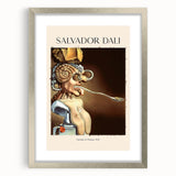 Textured abstract art print in earthy tones on canvas, suitable for modern bedroom decor.