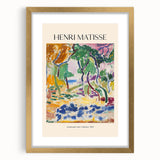 Textured abstract art print in muted earth tones on canvas, suitable for enhancing a modern bedroom ambiance.