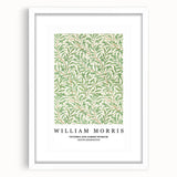 Abstract art print featuring swirling blue and gray tones on canvas, suitable for bedroom or dining room decor.