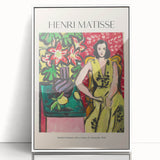 Large art print featuring mid-century modernist geometric shapes in muted earth tones, ideal for modern nursery wall decor.