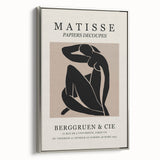 Vintage poster art featuring a colorful abstract design on a black background, printed on extra large canvas.