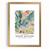 Textured abstract art print in muted earth tones on canvas, suitable for enhancing a modern bedroom ambiance.