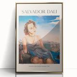 Large art print featuring a mid-century modernist abstract design in pastel shades, ideal for nursery wall art.