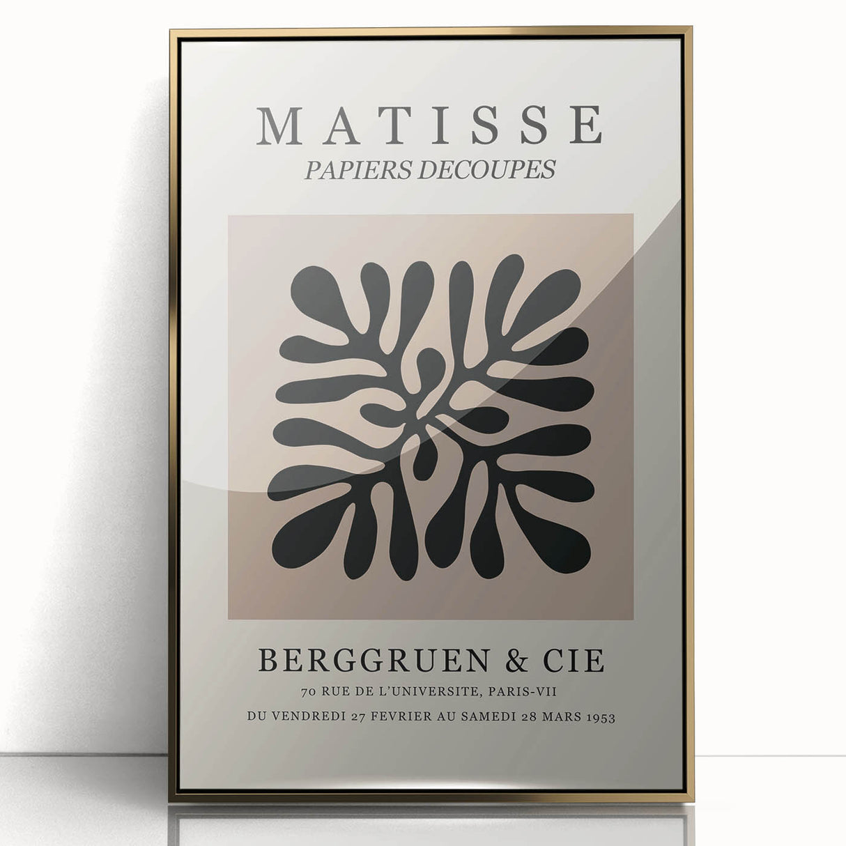 Mid-century modernist art print featuring geometric shapes in soft pastel colors, ideal for nursery wall art.