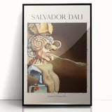 Large abstract wall art featuring swirling blue and gray tones on canvas, ideal for modern living room decor.