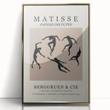 Mid-century modernist art depicting geometric shapes in muted earth tones on canvas, suitable for nursery wall art.