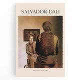 Large black and white abstract acrylic print, ideal for kitchen wall art.