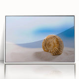 Art deco poster featuring a serene nature scene in soft pastel colors on canvas, suitable for nursery wall art.